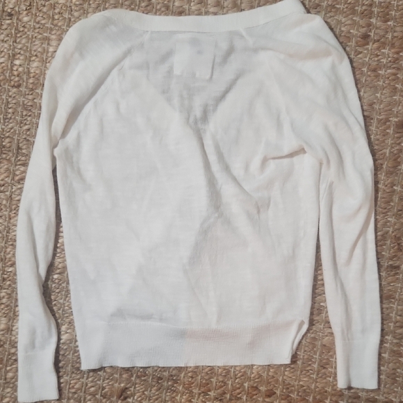 SO Women's Cream Button-Up Cardigan - Picture 9 of 9